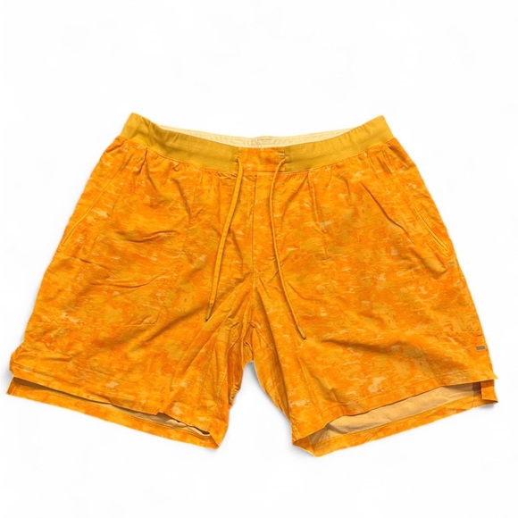 lululemon athletica Other - Lululemon License to Train Short 7" Linerless *LL Orange EMRM XL